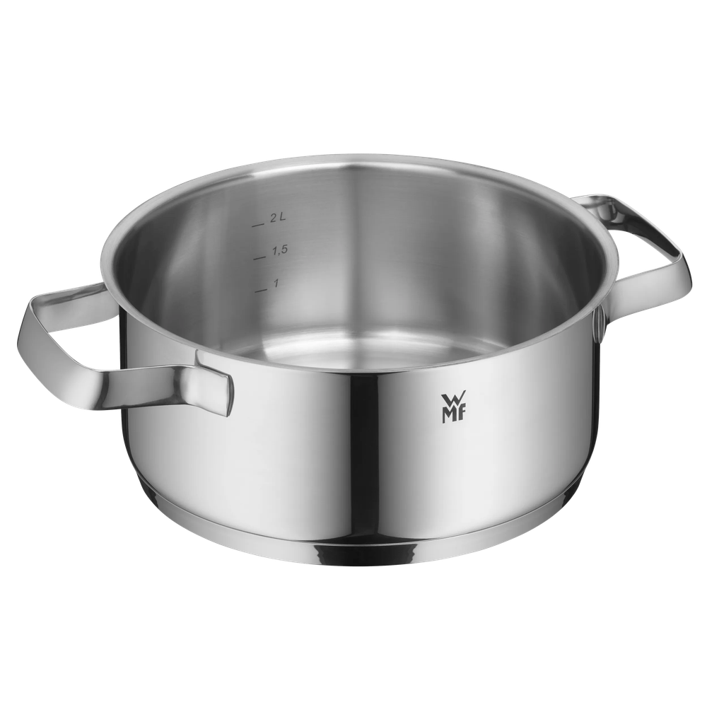 Oala cu capac WMF Belmonte, 20 cm, 2.5L, inductie, Cromargan®