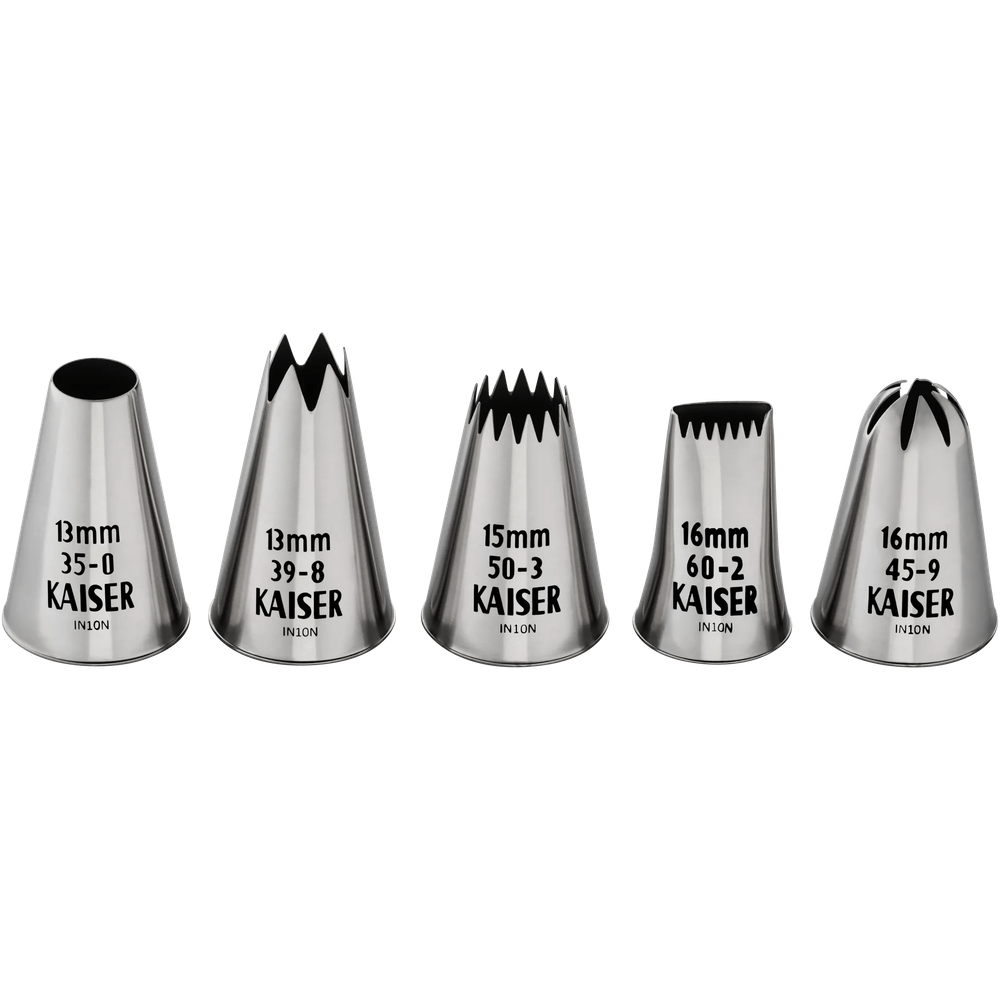 Set pentru decorare KAISER La Forme Plus, reutilizabil, 5 duiuri inox