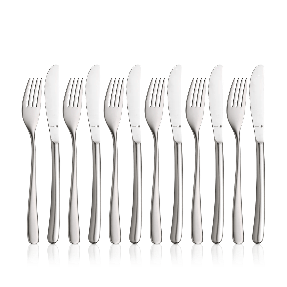 Set de tacamuri pentru desert WMF Vision, 12 piese, Cromargan protect®