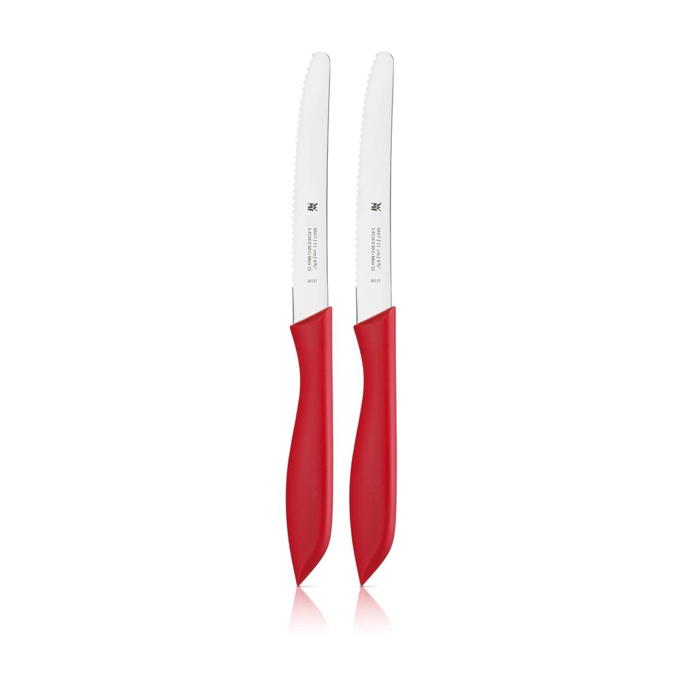 Set 2 cutite WMF cu lame zimtate, rosu