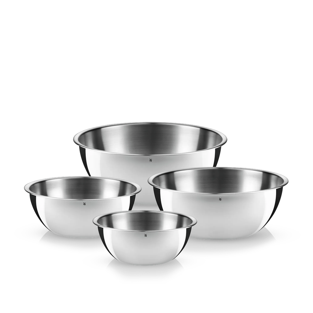 Set 4 boluri de bucatarie WMF Gourmet, 16/18/22/24 cm, Cromargan®