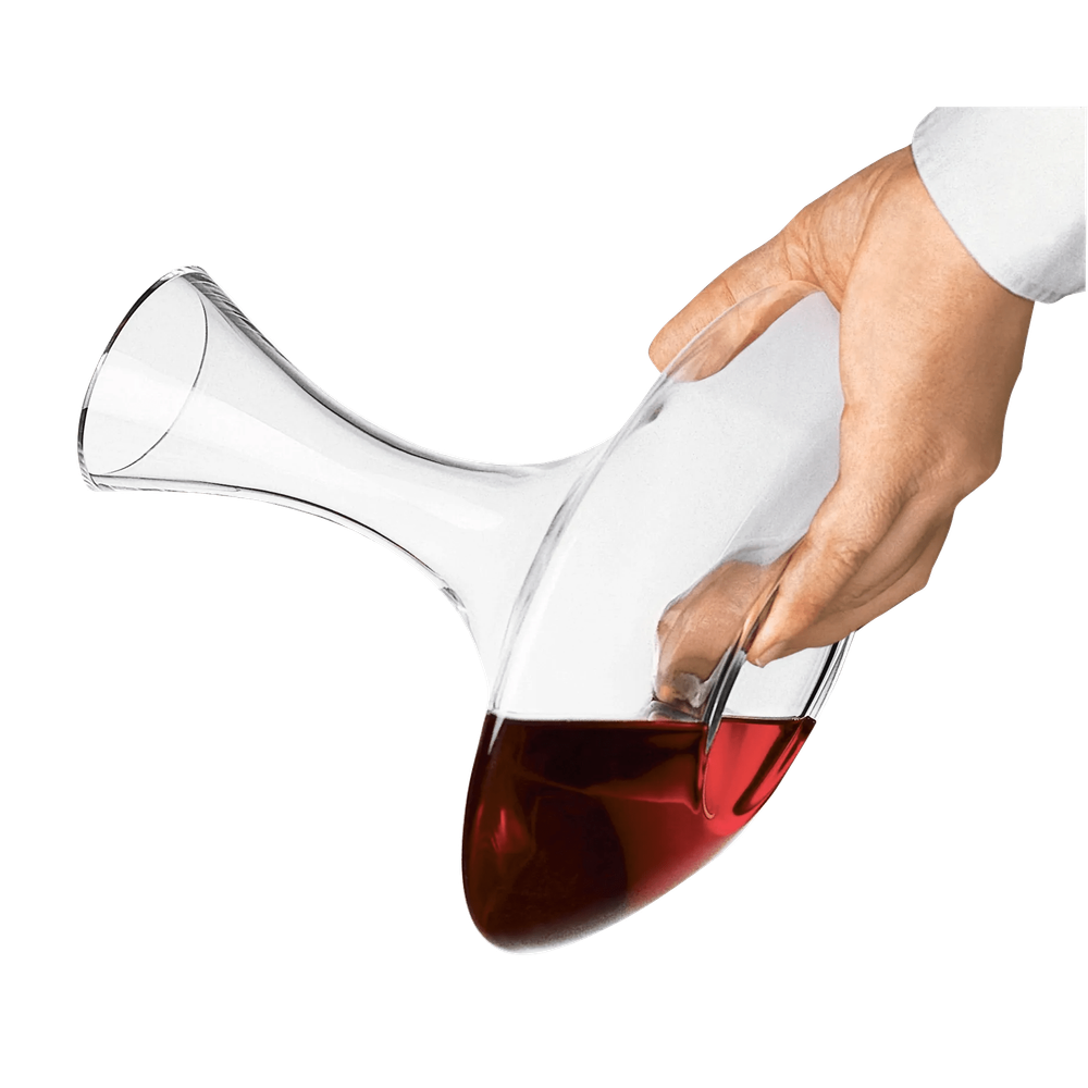 Decantor pentru vin din sticla WMF, baza concava, 1.5L, 24 cm inaltime