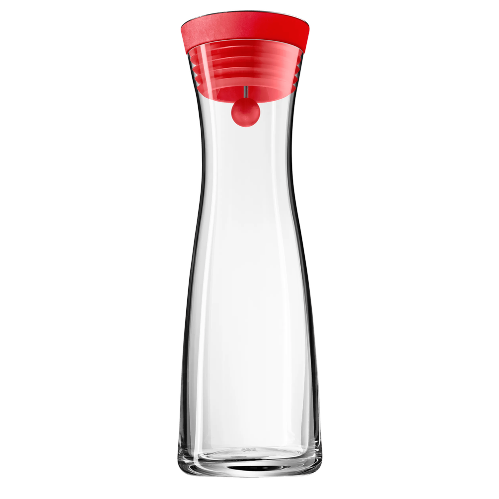 Carafa din sticla pentru apa WMF Basic, 1L, capac Cromargan®