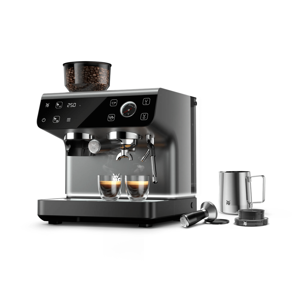 Espressor manual WMF Espresso Pro, cantar integrat, 2.6L, negru