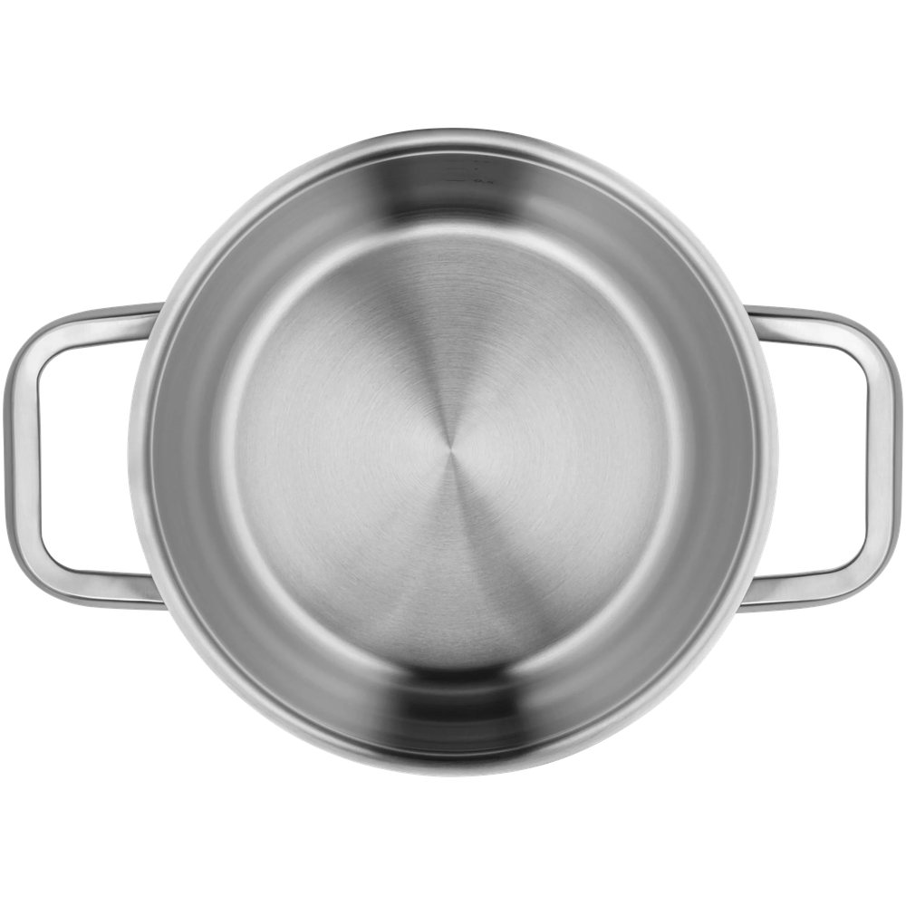 Oala cu capac WMF Iconic, 18 cm, Cromargan®, finisaj mat