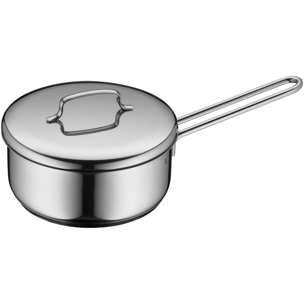 Cratita cu capac WMF Mini, 16 cm, 1.2L, Cromargan®, argintiu