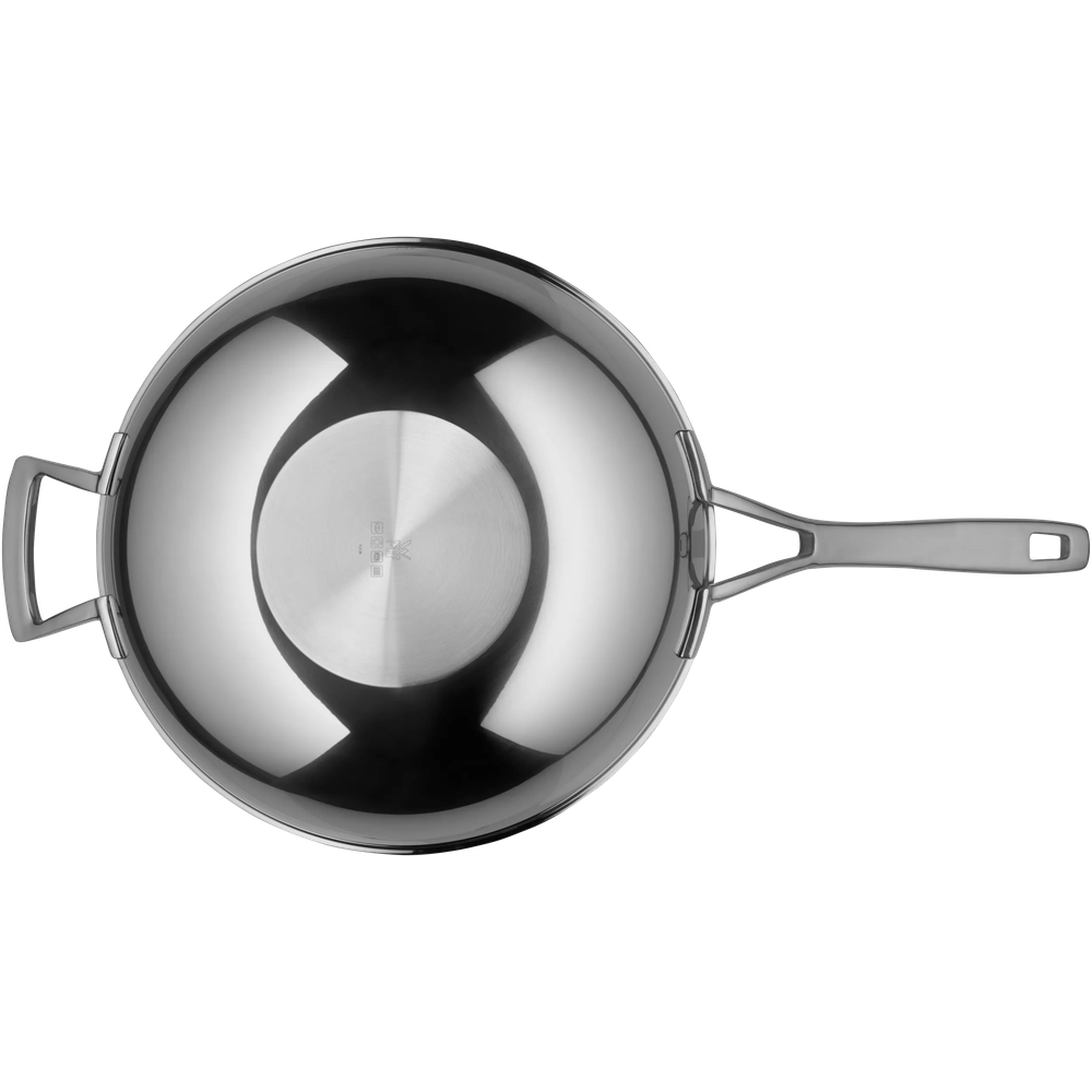 Tigaie wok cu capac WMF Multiply, 32 cm, Cromargan®, argintiu