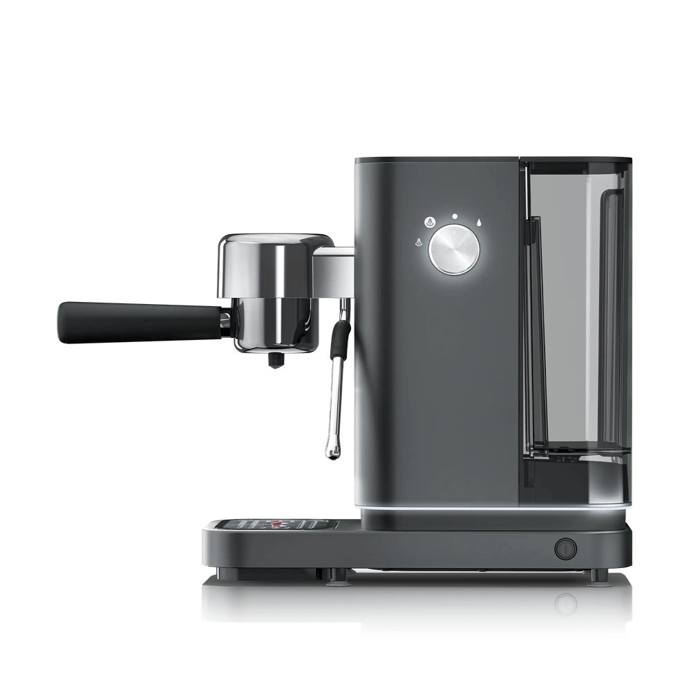 Espressor manual WMF Lumero, Cromargan® mat, gri