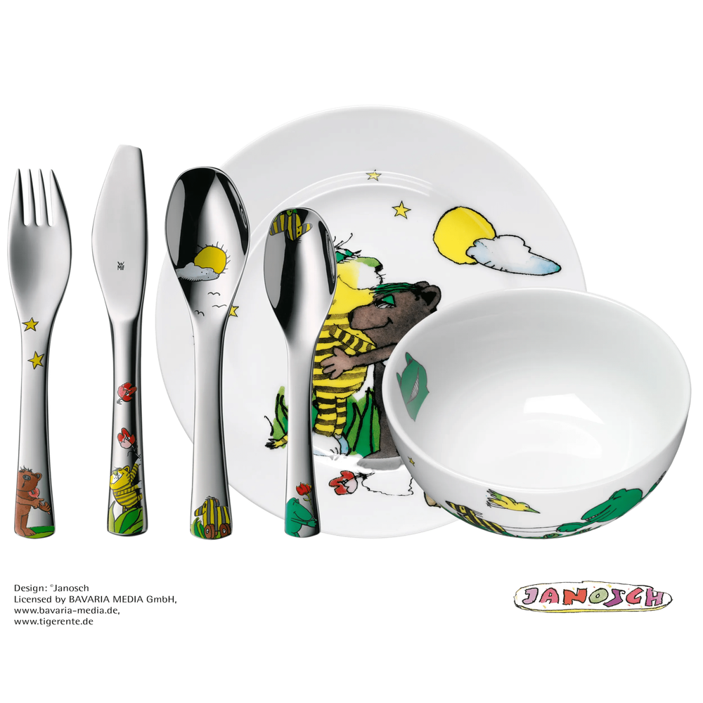 Set de tacamuri pentru copii WMF Janosch, 6 piese Set de tacamuri pentru copii WMF Janosch, 6 piese