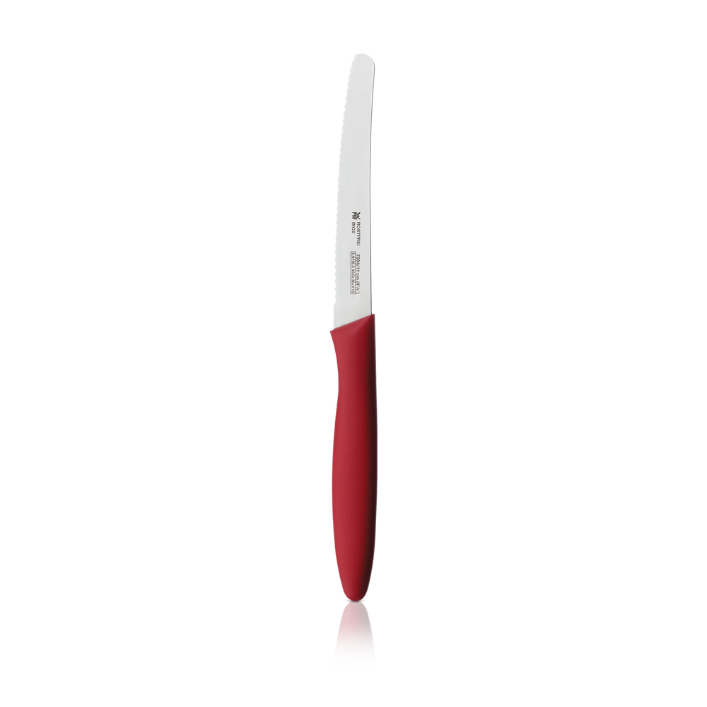 Cutit zimtat pentru gustari WMF, 10 cm, rosu