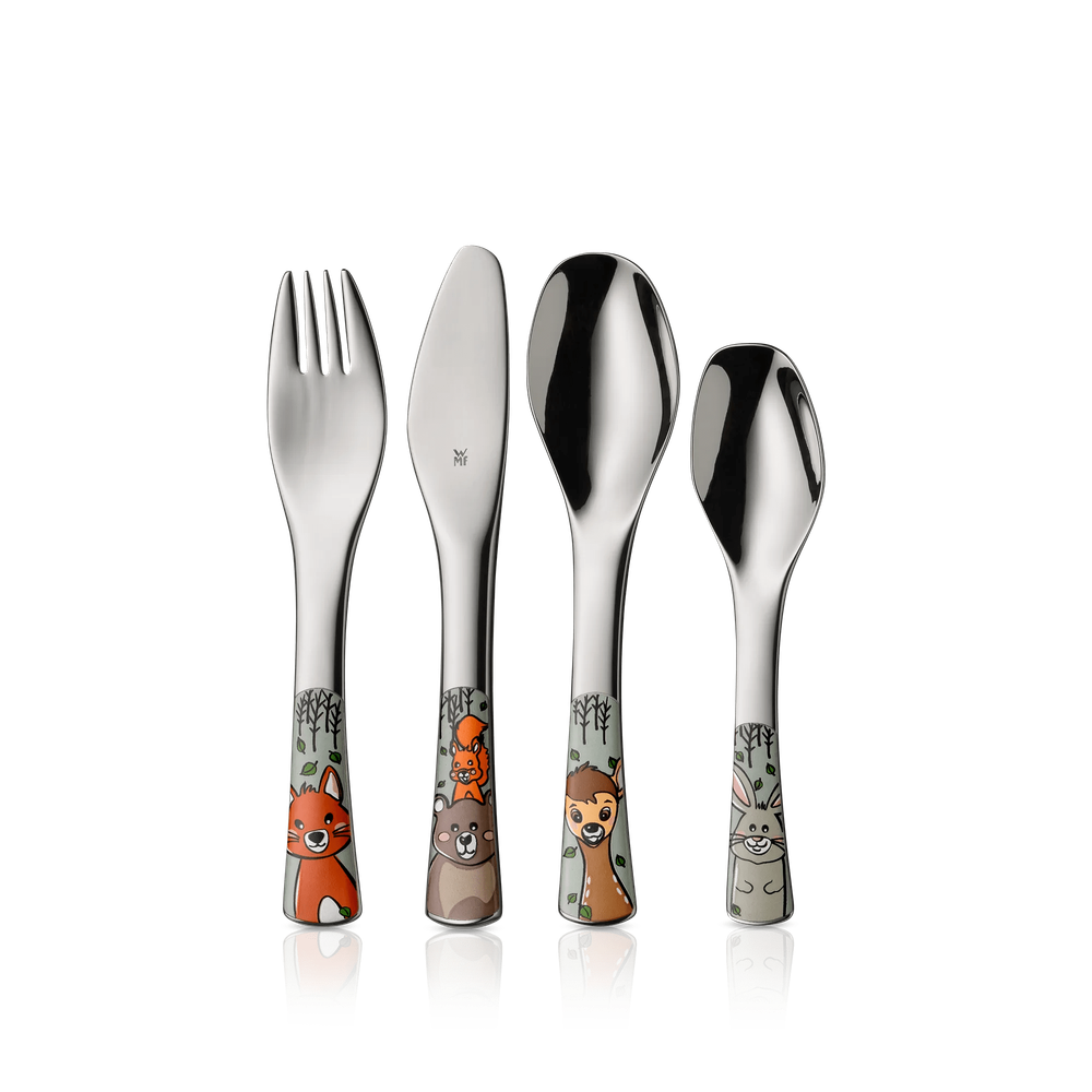 Set de tacamuri pentru copii WMF Forest Friends, 4 piese, Cromargan®