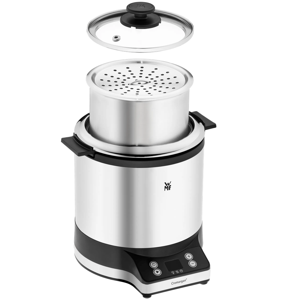 Aparat de gatit cu aburi WMF Kitchenminis, 220W, 1L, Cromargan®