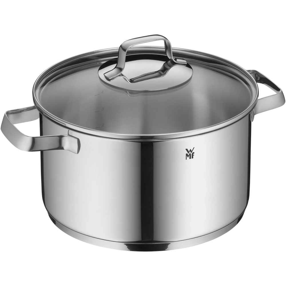 Set de 5 oale cu capac WMF Belmonte, baza TransTherm®, Cromargan®
