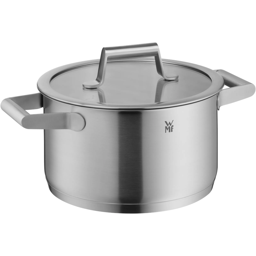 Set de 5 oale cu capac WMF Comfort Line, inductie, mat, Cromargan®