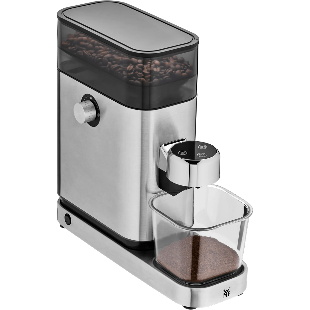 Rasnita de cafea WMF Lumero, 40 niveluri de macinare, Cromargan®