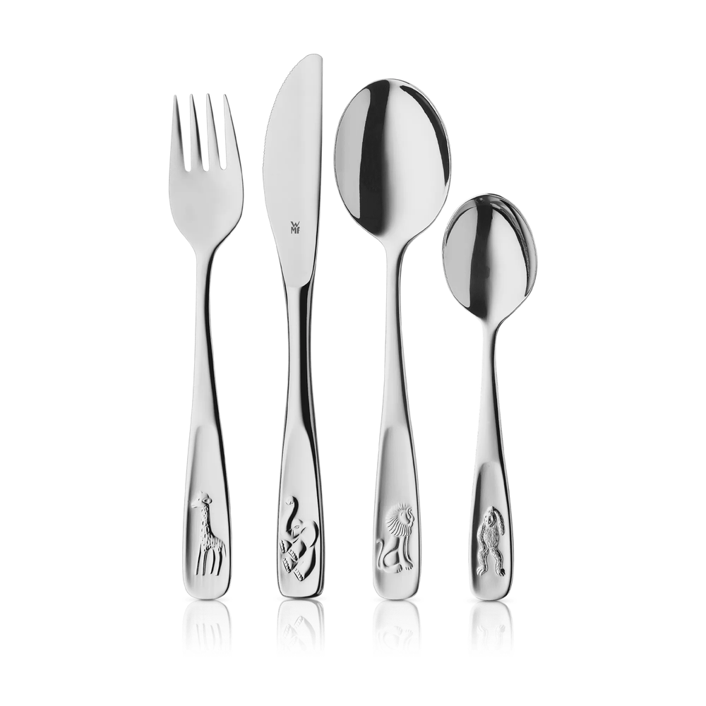 Set de tacamuri pentru copii WMF ANIMALS, 4 piese, Cromargan®