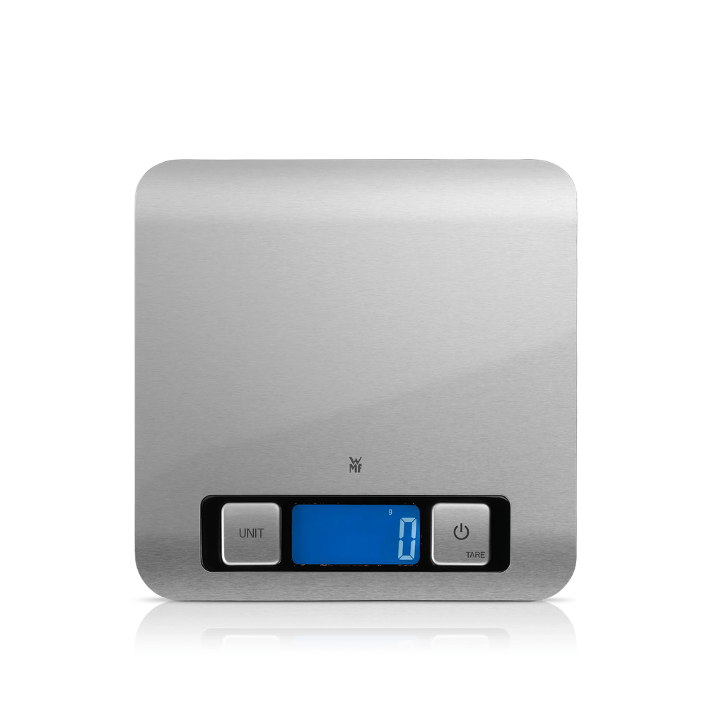 Cantar de bucatarie WMF, 5 kg, functie tara, otel inoxidabil, 
