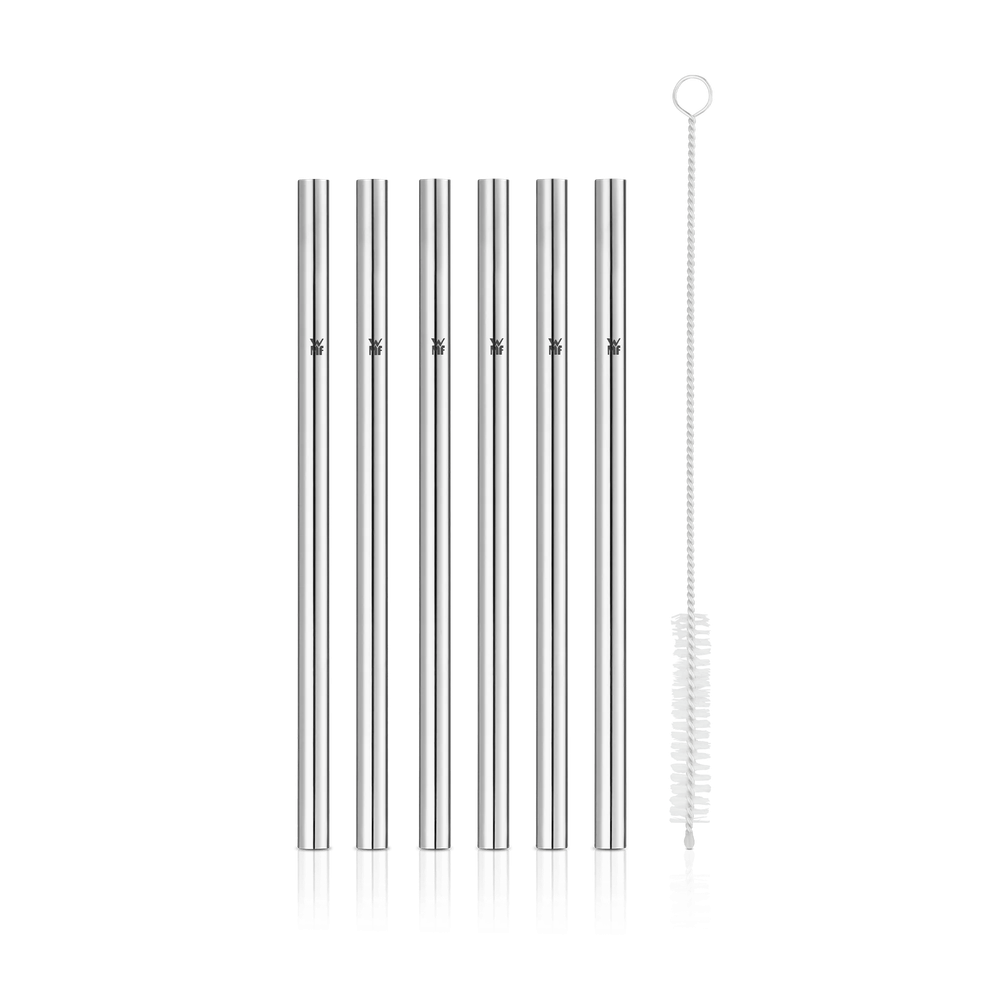 Paie de baut WMF, 6 piese, otel inoxidabil, 18 cm, perie inclusa