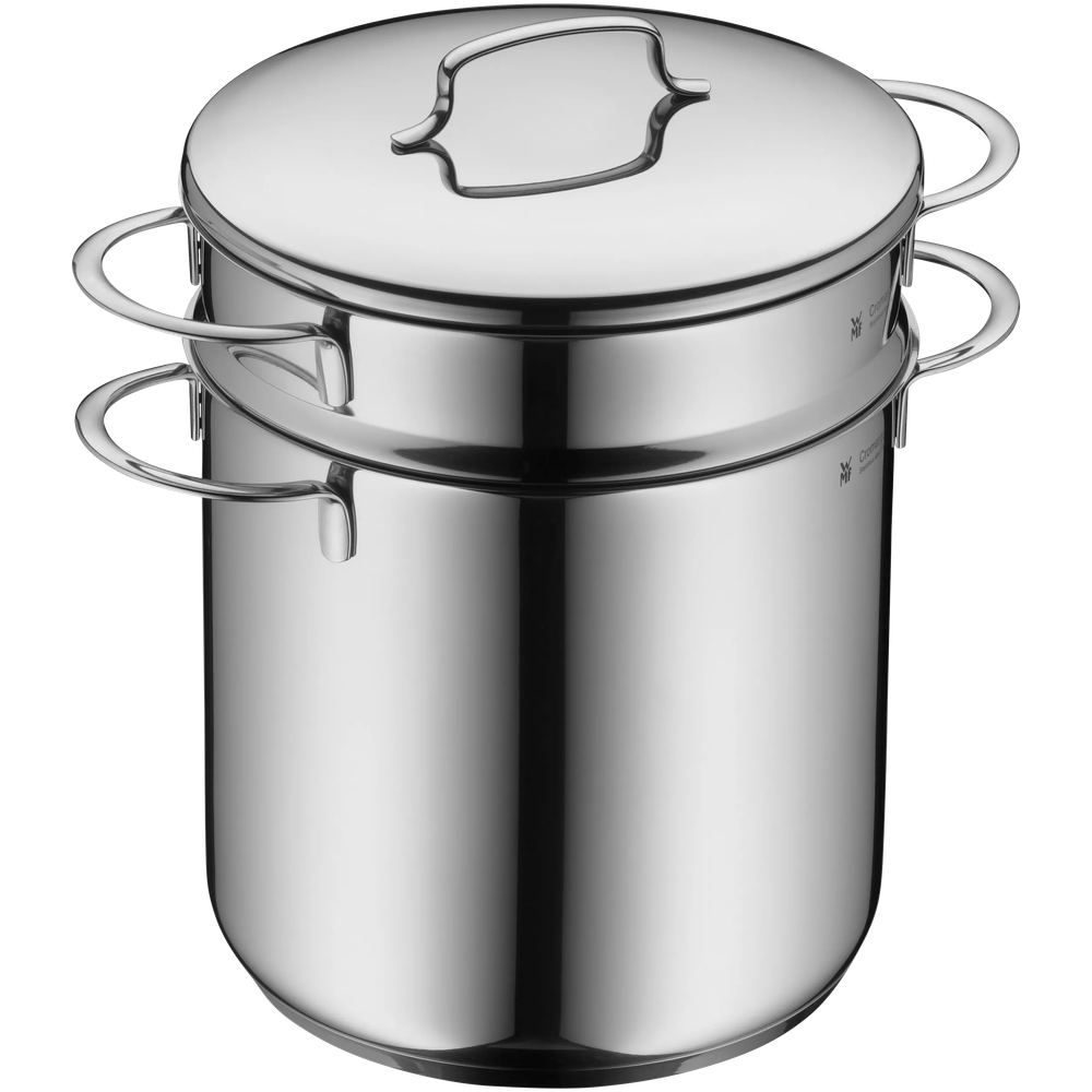 Oala pentru paste WMF Mini, 18 cm, 3L, Cromargan®, argintiu