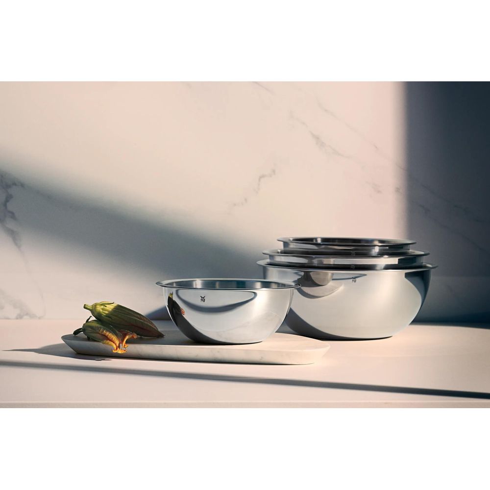 Set 2 boluri de bucatarie WMF Gourmet, Cromargan®, 3L si 4L, argintiu