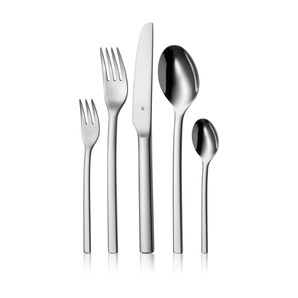 Set de tacamuri WMF Tavira, 30 de piese, Cromargan®, argintiu