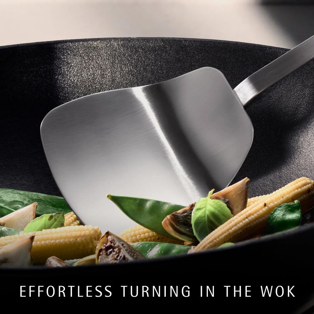 Spatula pentru wok WMF Profi Plus, 36 cm, Cromargan®