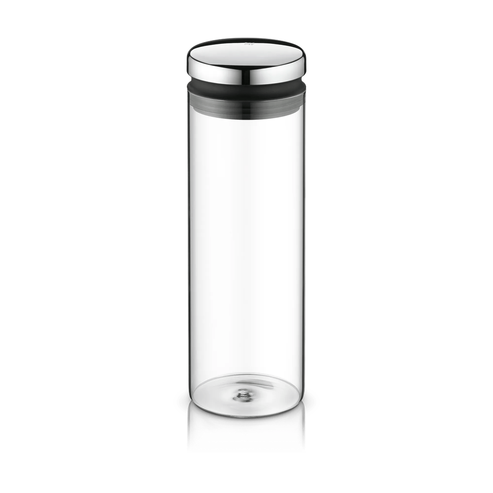 Recipient depozitare din sticla WMF Depot, 1.5L, capac argintiu