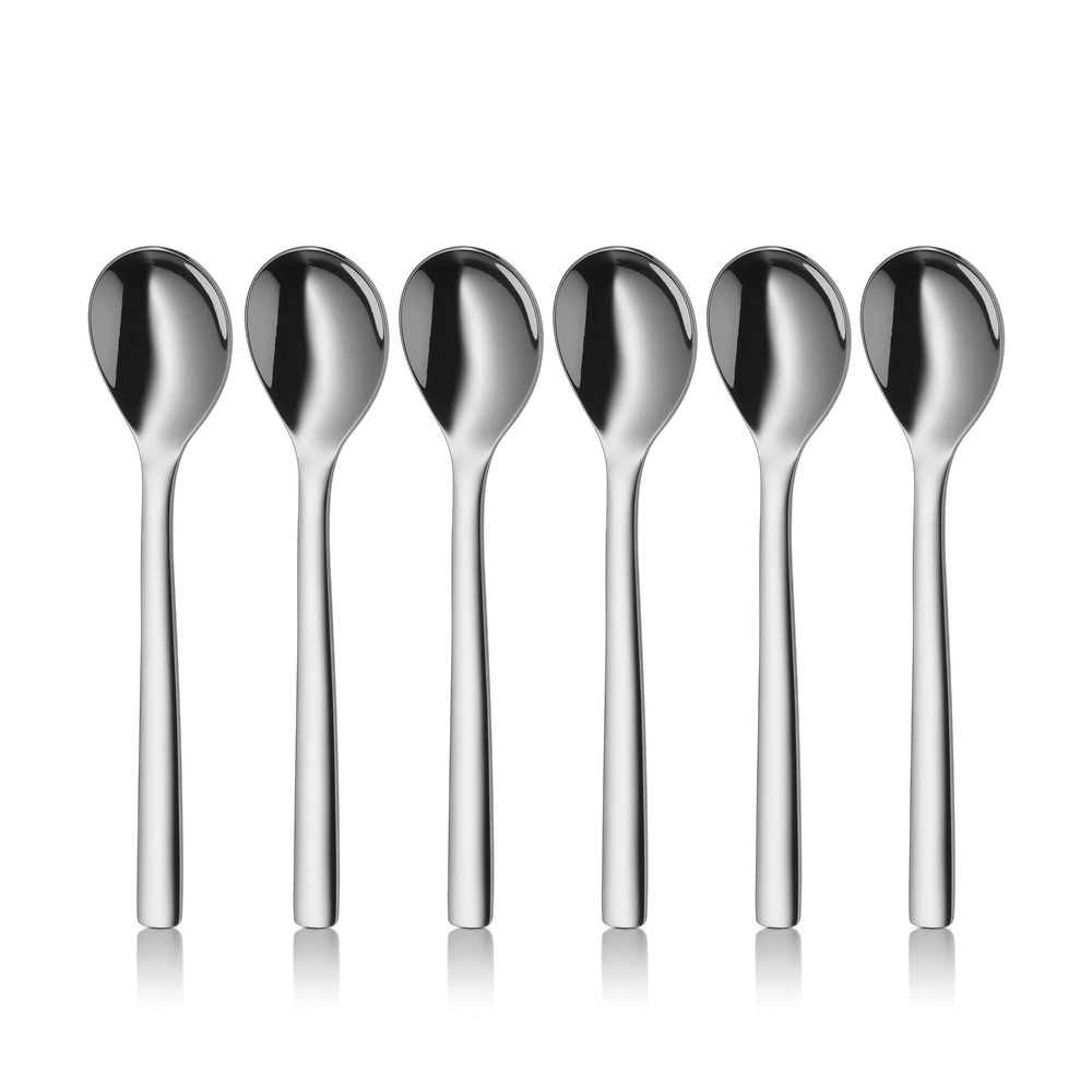 Set de 6 lingurite pentru oua WMF Nuova, 12 cm, Cromargan®