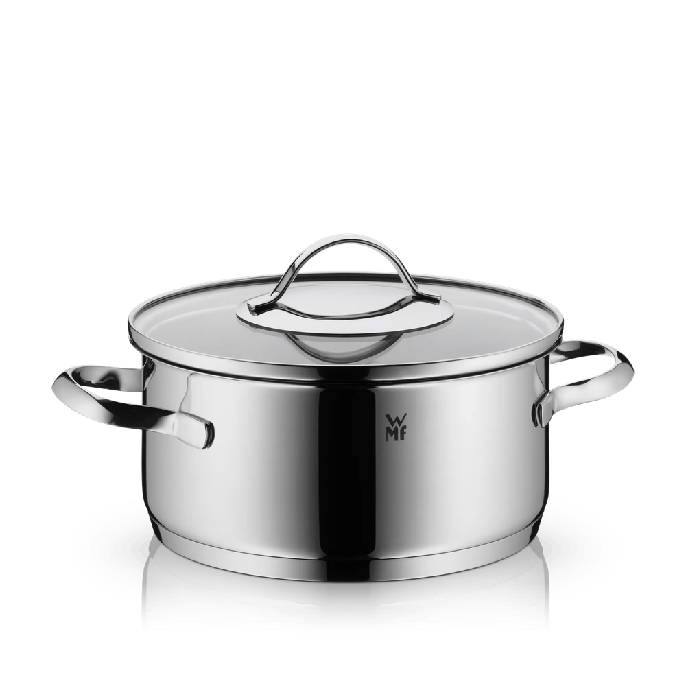 Cratita cu capac WMF Aparto, 20 cm, Cromargan®, TransTherm®, inductie