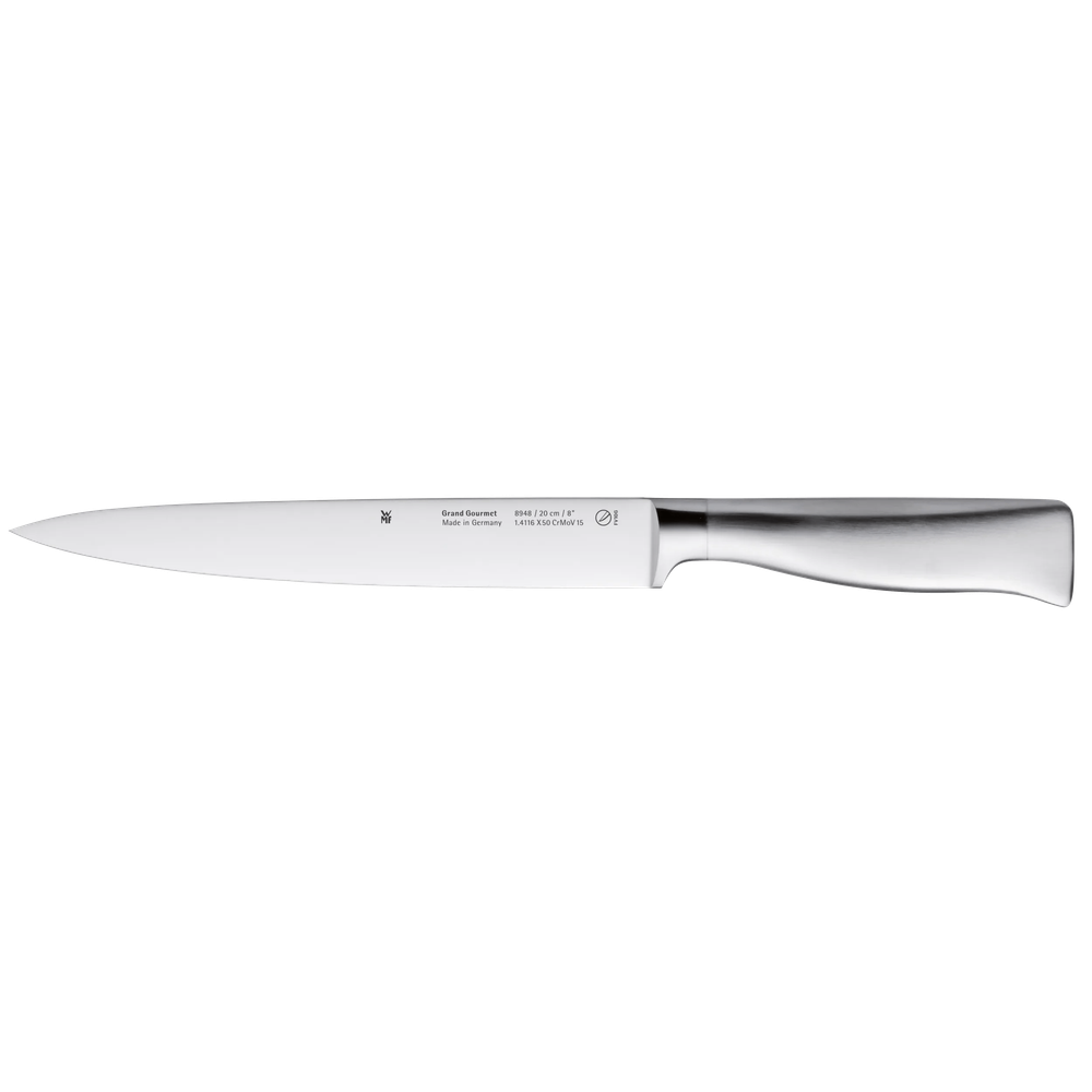 Set cutite si suport WMF Grand Gourmet, foarfeca inclusa, argintiu