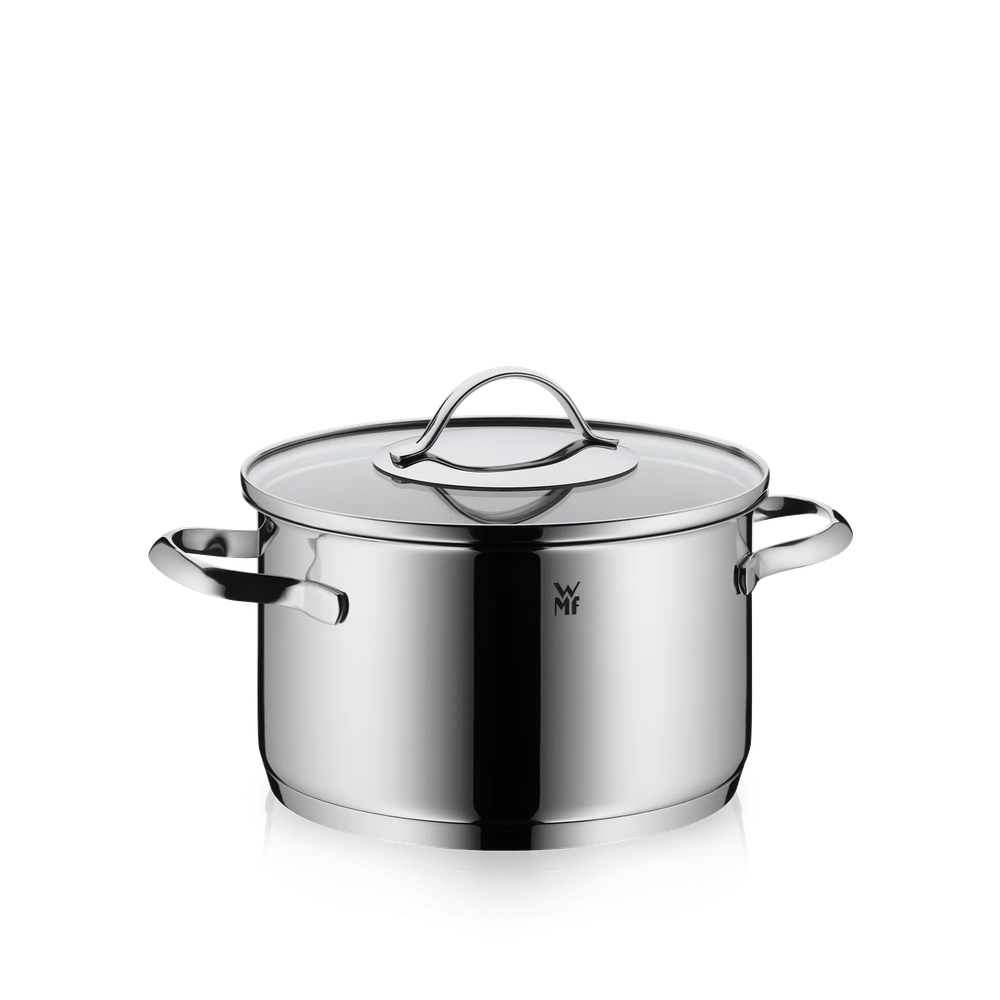 Oala cu capac WMF Aparto, 20 cm, baza TransTherm®, Cromargan®
