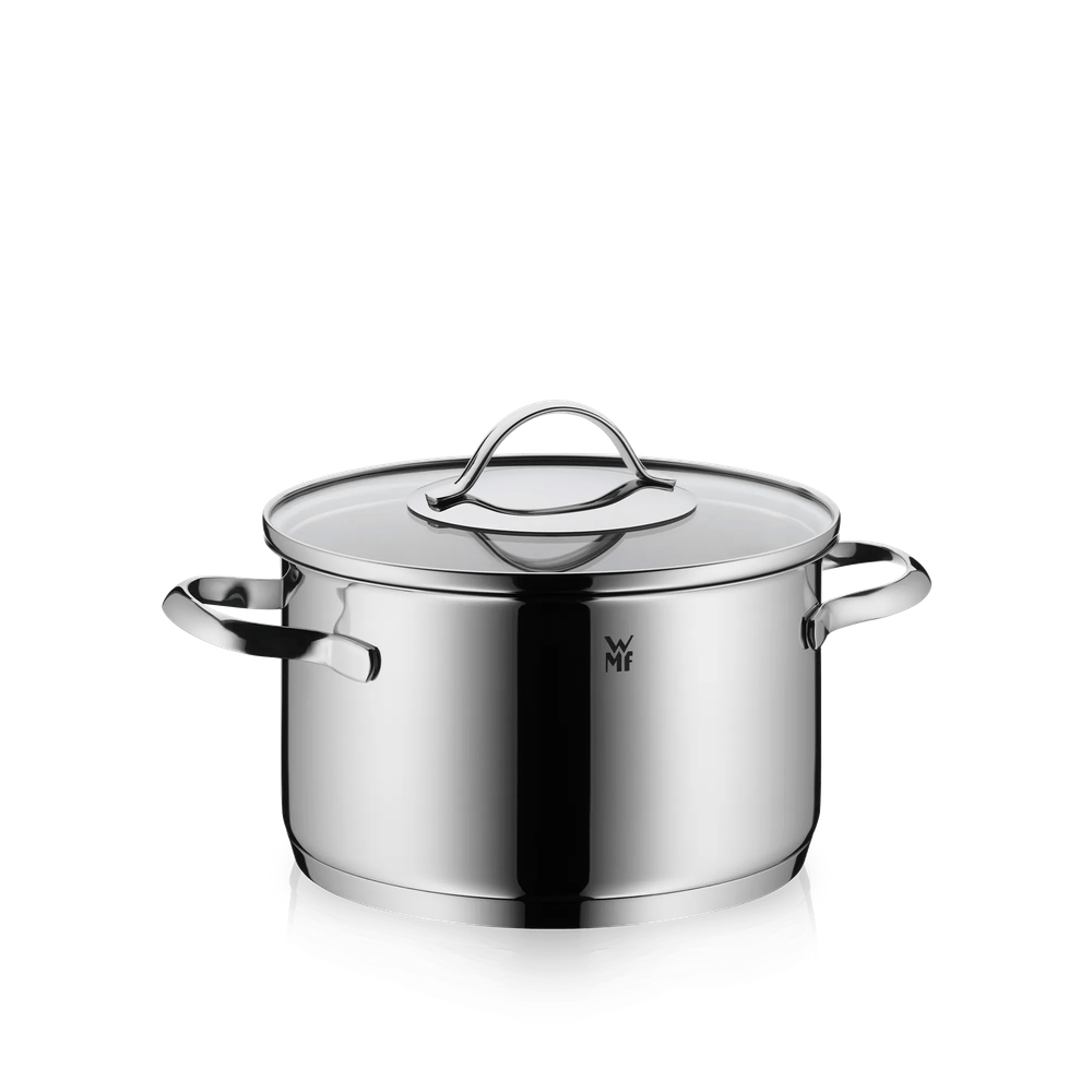 Oala cu capac WMF Aparto, 20 cm, baza TransTherm®, Cromargan®