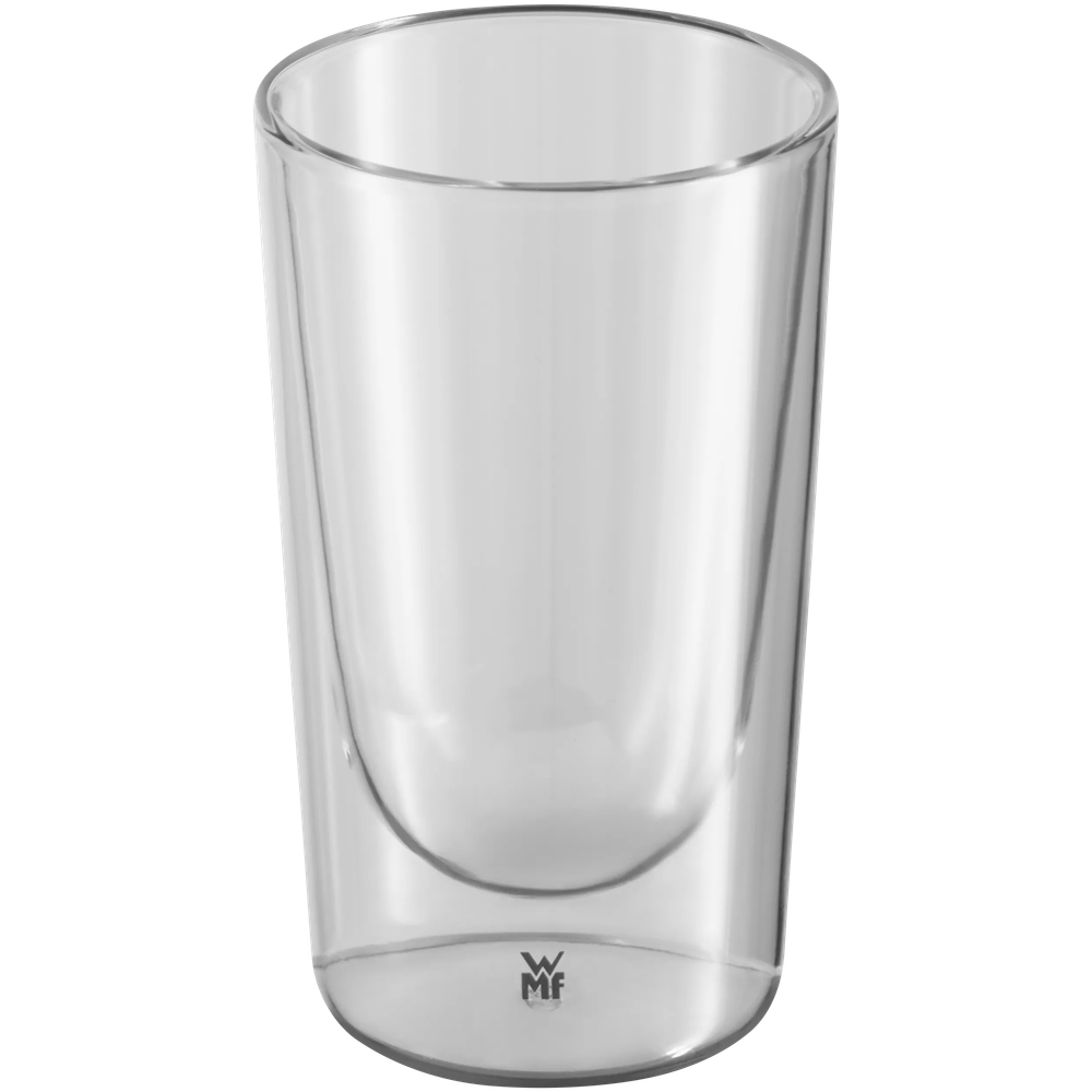 Set de 2 pahare pentru Latte Macchiato WMF Kineo, pereti dubli, transparent