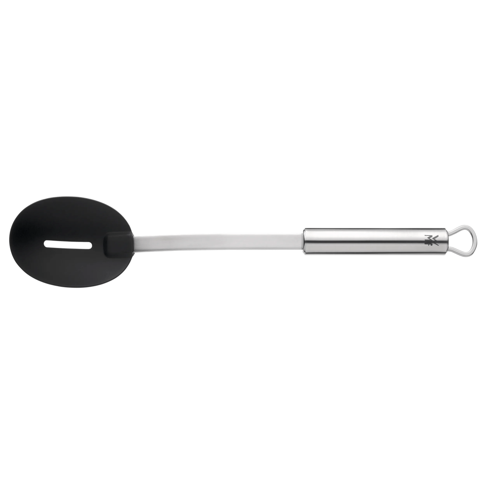 Lingura de servire cu fanta WMF Profi Plus, 32 cm, Cromargan®