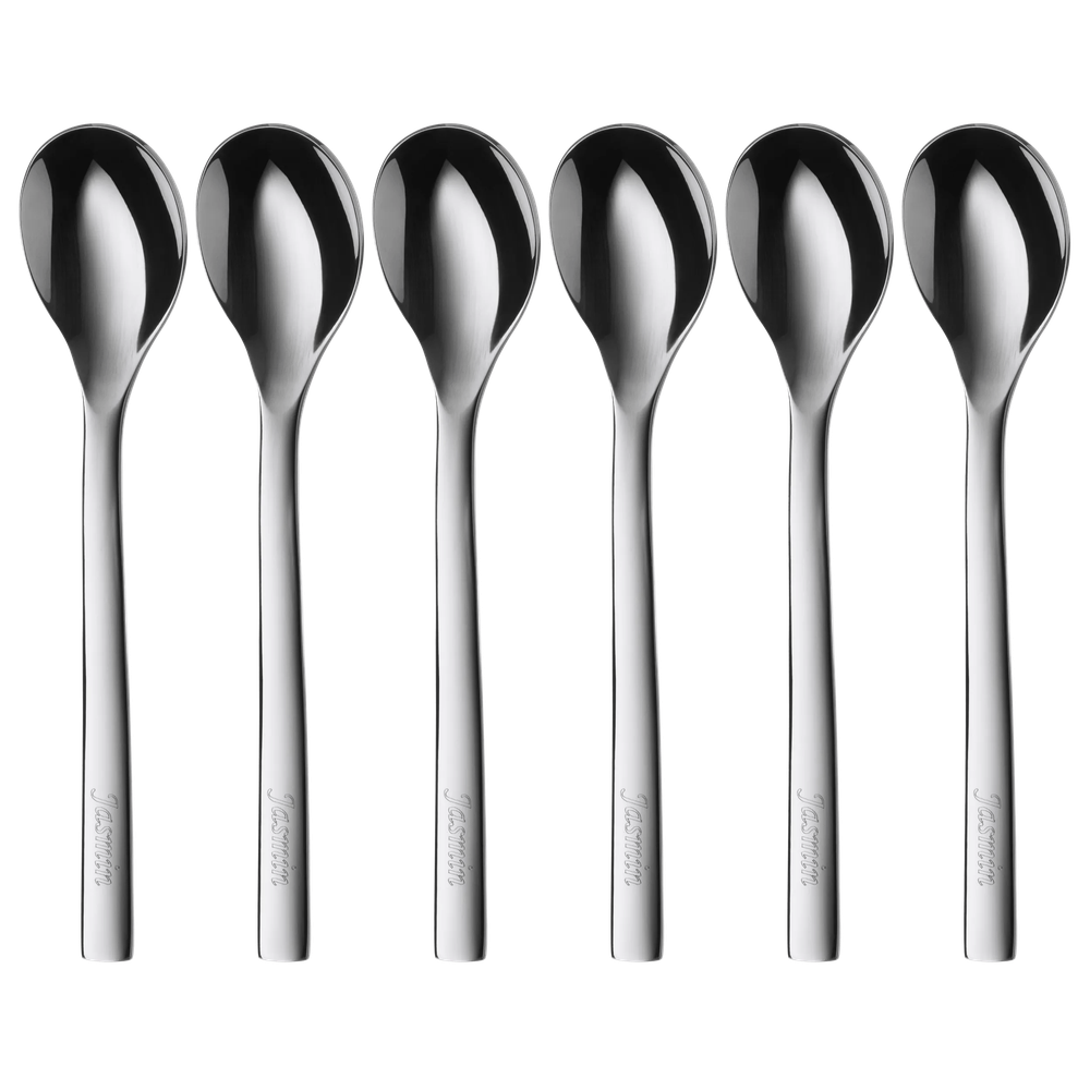 Set de 6 lingurite pentru oua WMF Nuova, 12 cm, Cromargan®