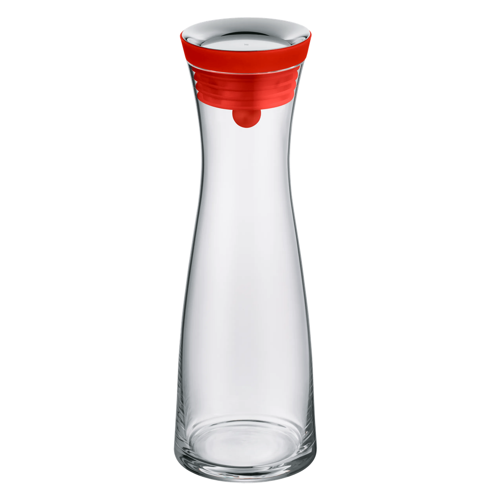 Carafa din sticla pentru apa WMF Basic, 1L, capac Cromargan®