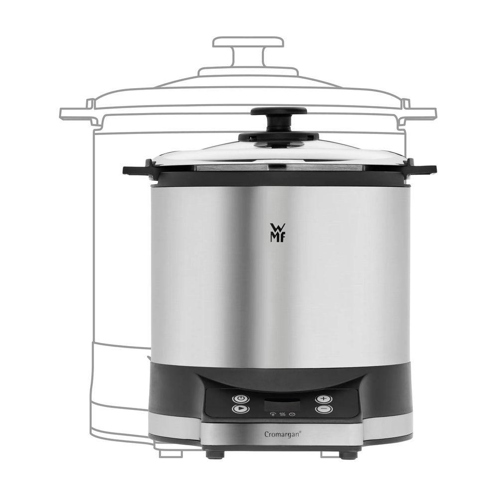Aparat de gatit cu aburi WMF Kitchenminis, 220W, 1L, Cromargan®