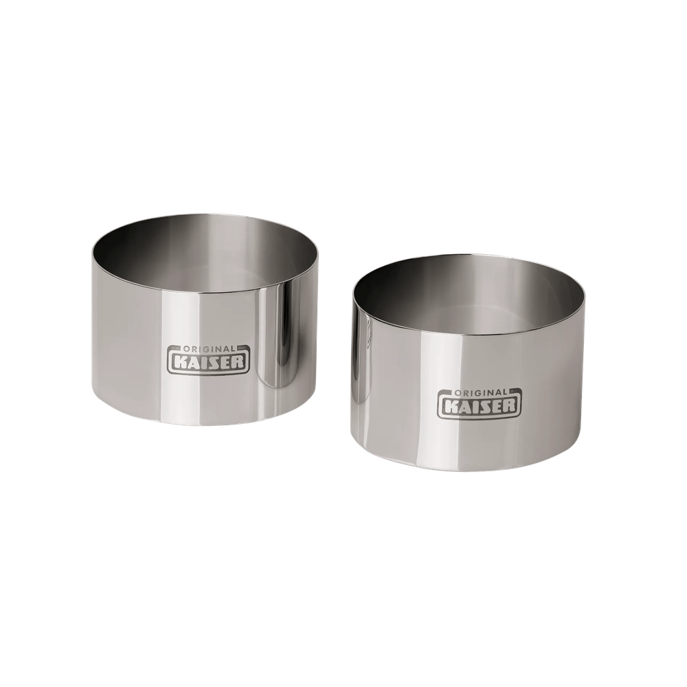 Set 2 forme de copt KAISER Inspiration, finisaj lucios, inox, argintiu