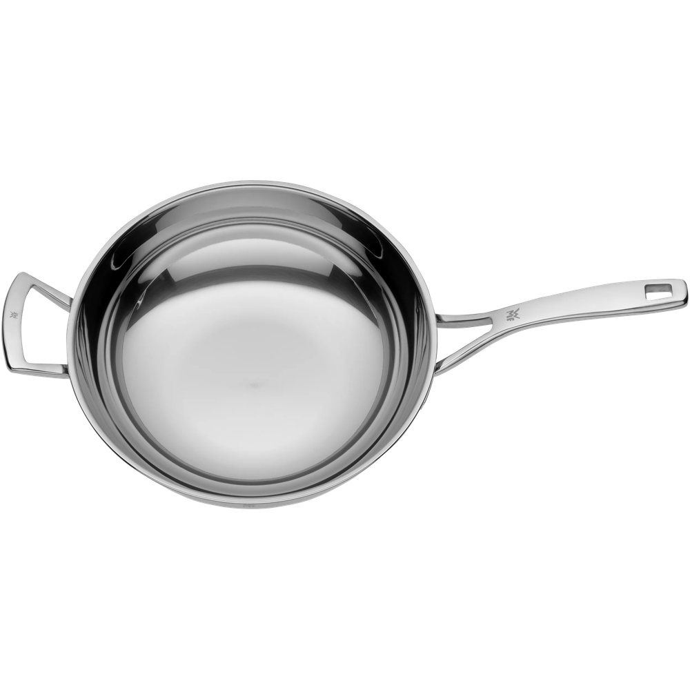 Tigaie wok cu capac WMF Multiply, 32 cm, Cromargan®, argintiu