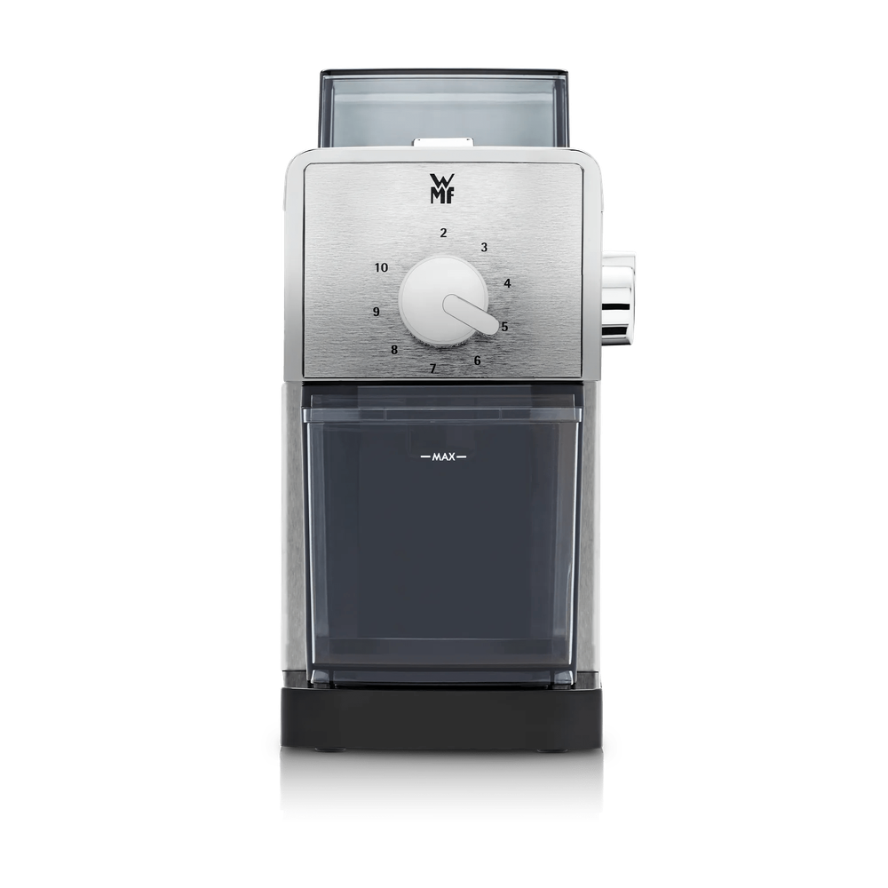 Rasnita electrica de cafea WMF Stelio, 17 trepte, Cromargan®
