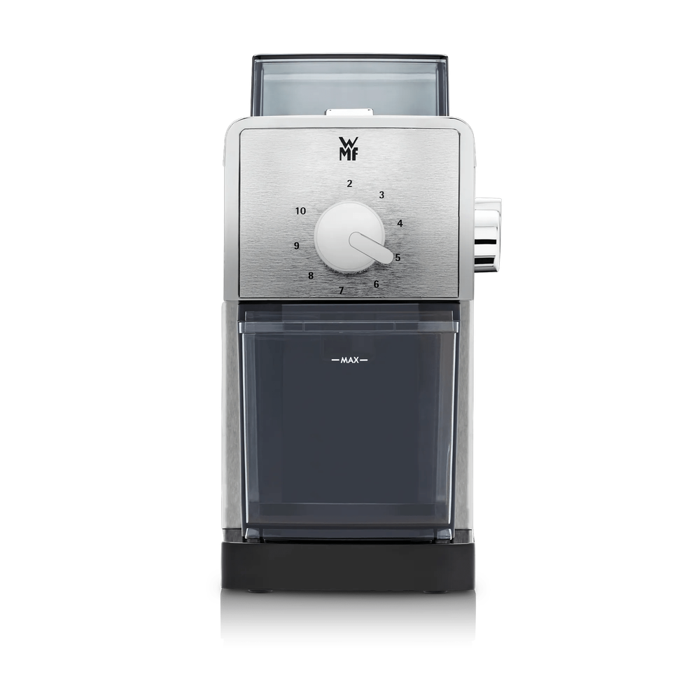 Rasnita electrica de cafea WMF Stelio, 17 trepte, Cromargan®