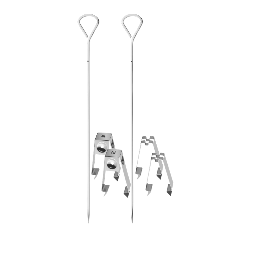 Set 2 frigarui pentru gratar WMF BBQ, Cromargan®, 46 cm