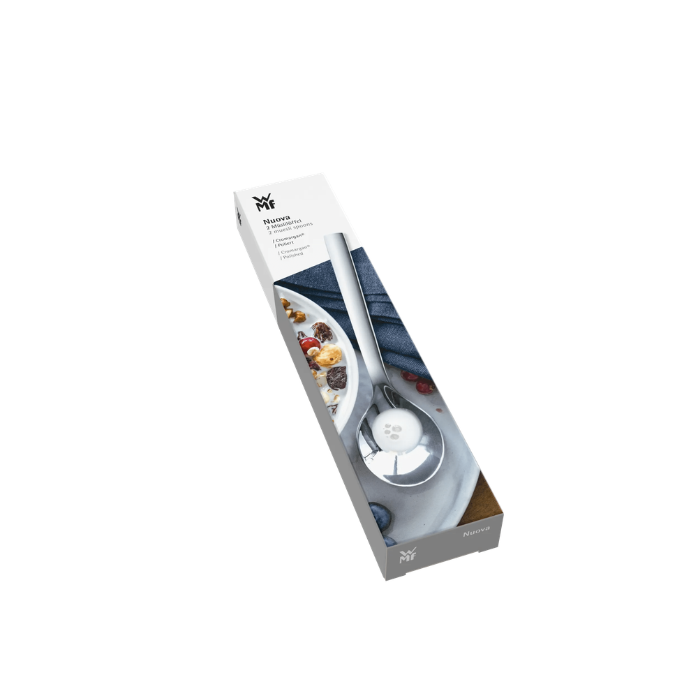 Set de 2 linguri pentru cereale WMF Nuova, 16.5 cm, Cromargan®