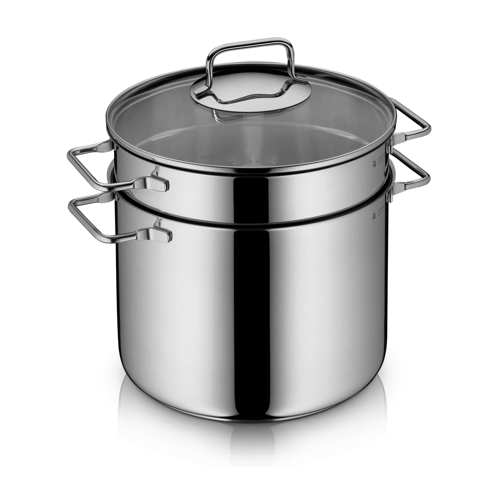 Oala pentru paste WMF Pasta Cooker, 24 cm, 7.0L, Cromargan®