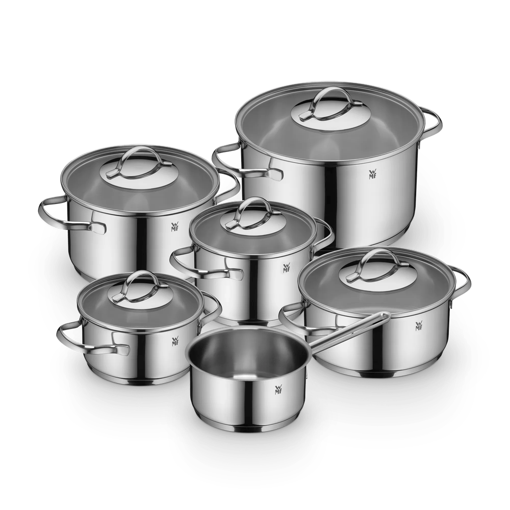 Set de 6 oale cu capac WMF Aparto, inductie, Cromargan®