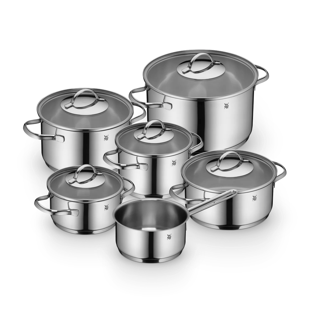Set de 6 oale cu capac WMF Aparto, inductie, Cromargan®