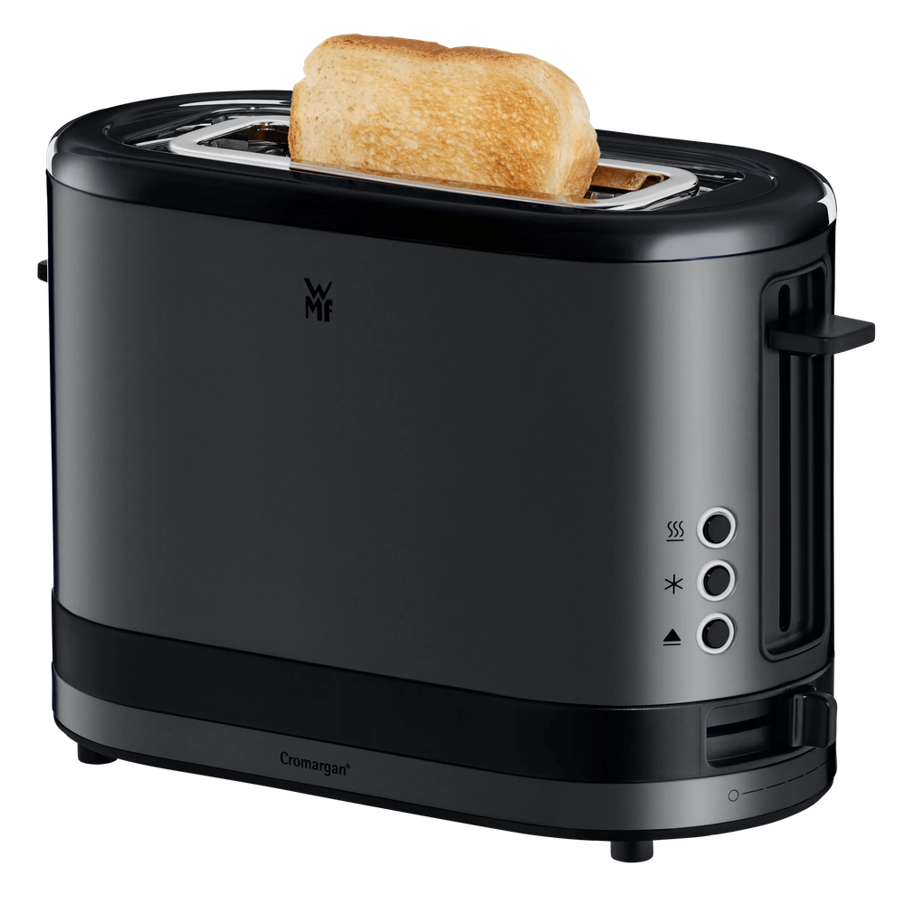 Prajitor de paine WMF KITCHENminis, 600W, 7 trepte, Cromargan®, negru