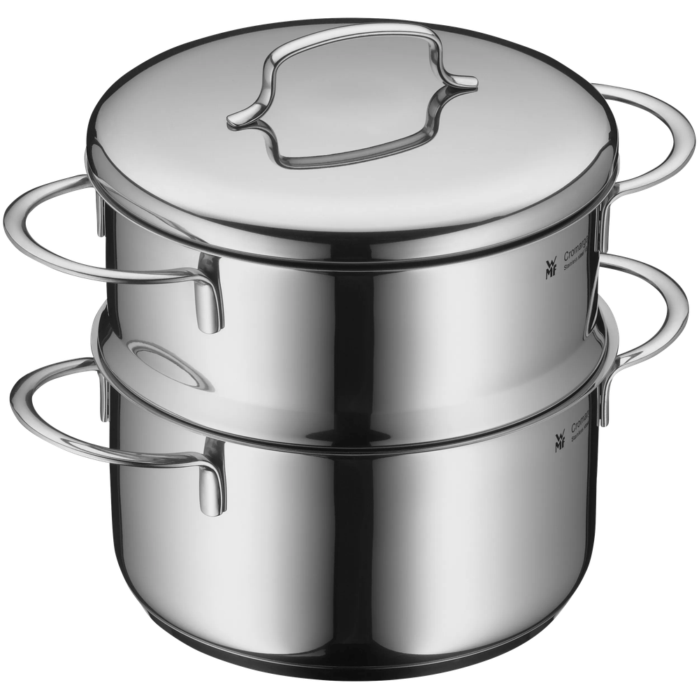 Oala pentru gatit la abur WMF Mini, 16 cm, 1.5L, Cromargan®, argintiu