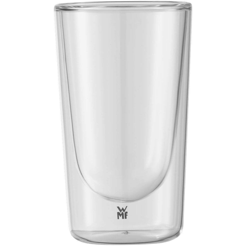 Set de 2 pahare pentru Latte Macchiato WMF Kineo, pereti dubli, transparent