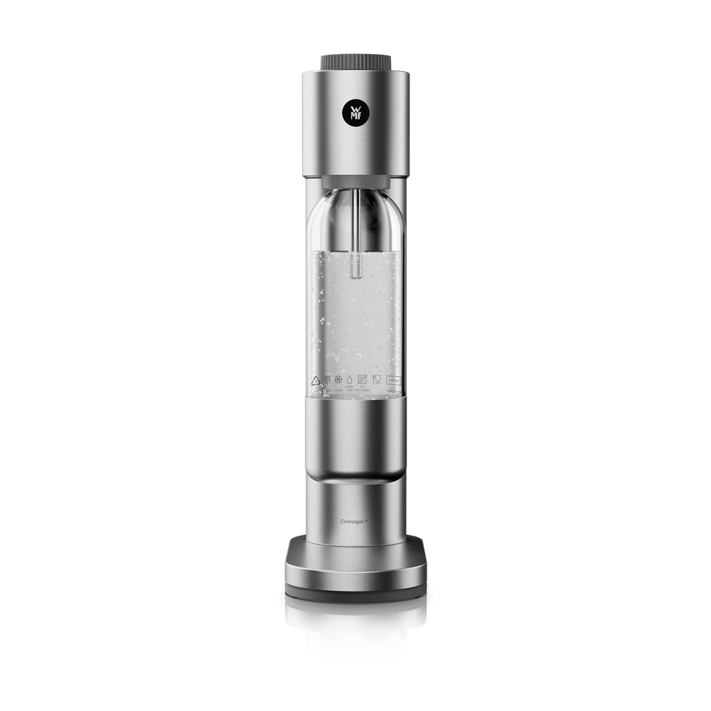 Aparat sifon WMF Element One, 3 niveluri gazificare, argintiu